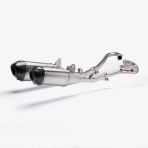 Lextek Titanium Full Dual Exhaust System Honda CRF250R crf 250 FITS 2018 TO 2021 - Picture 1 of 12