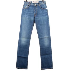 NWT JACOB COHEN J610-COMFORT Cotton Blue US:29 EU:45 Tailored Fit Pants - Picture 1 of 7