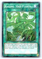 Raging Mad Plants  - Shatterfoil YUGIOH Card Mint / Near Mint Condition