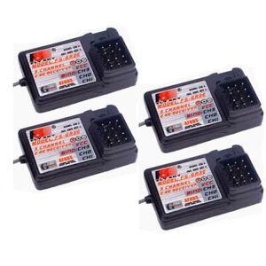 4stk FlySky FS-GR3E 3CH 2,4 Ghz Empfänger für FS-GT2 GT3 GT3B GR3C RC Auto Boot - Bild 1 von 10