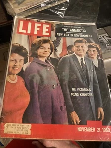 Vintage Life Magazin November 60 Victorious Kennedy Rose Jackie John Präsident - Bild 1 von 2