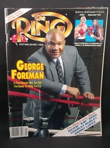 Ring Boxing Magazine September 1991 George Foreman - Picture 1 of 2