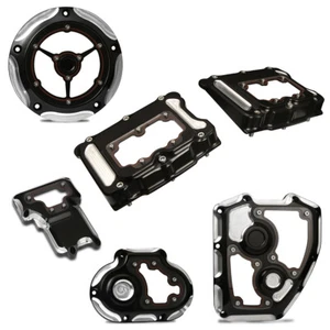 Clarity Transmission side cam rocker Derby covers for harley twin cam touring FL - Imagen 1 de 6