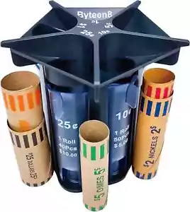 Münzzähler Münzsortierer Tube|Kreativer 5in1 Kleingeldsortierer Münzzähler - Bild 1 von 4
