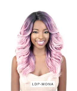 ORADELL MOTOWN TRESS LDP-MONA LACE DEEP PART BIG FLIP SIDES LONG WIG 22" - Picture 1 of 5