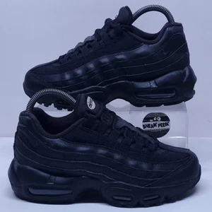 Nike Air Max 95 - UK Größe 4,5 - Turnschuhe Triple Black Junior Schuhe Sneaker  - Bild 1 von 11
