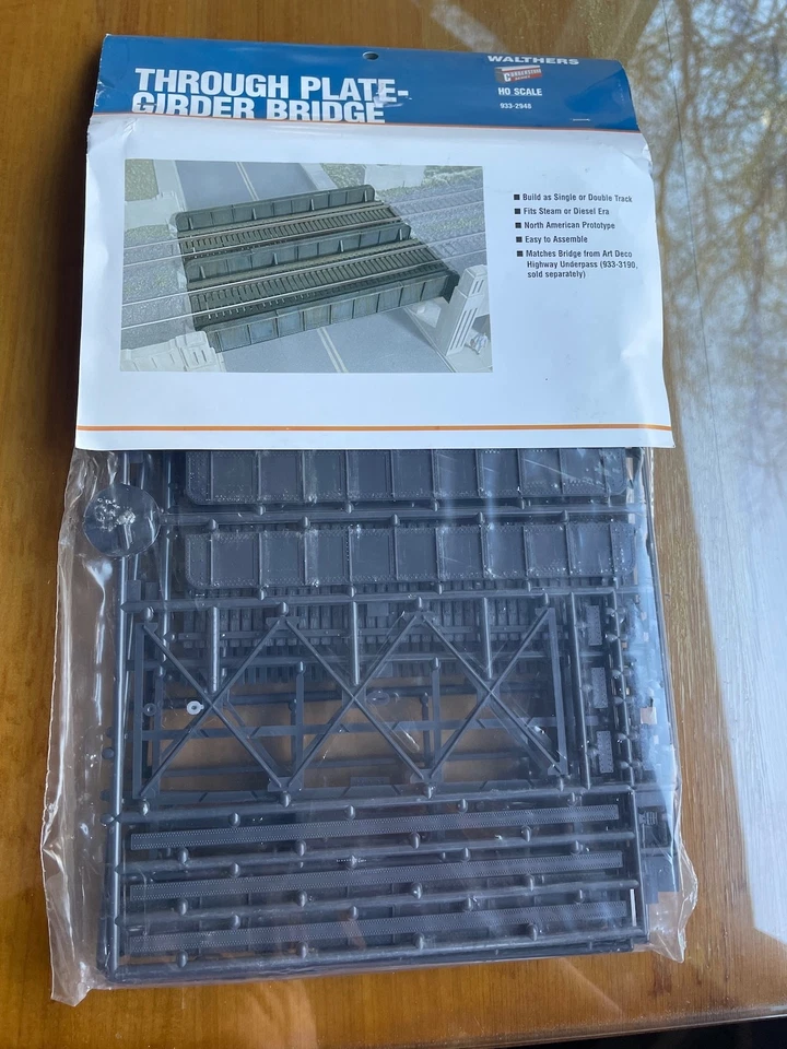 Walthers Cornerstone - Through Plate Girder Bridge Kit - HO/OO Scale - 933-2948 - Image 1 of 2