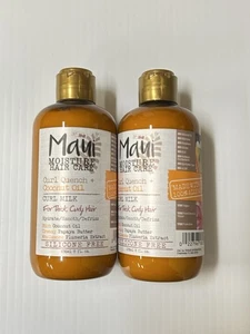 2 Maui Moisture Curl Quench Coconut Oil Hair Milk Anti-Frizz Curl Defining 8oz - Picture 1 of 3