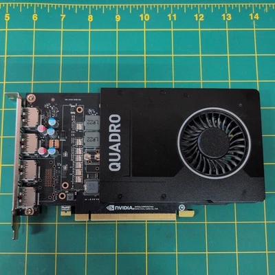 HP NVIDIA QUADRO P2200 GRAPHICS CARD | L58492-001 | 5GB GDDR5X - Image 1 of 4