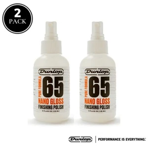 Paquete de 2 pulidores de acabado Dunlop Pure Formula 65 nano brillo 4 oz. - 6604 - Imagen 1 de 5