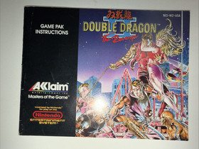 Double Dragon II 2 Instruction Booklet manual - no game NES Nintendo
