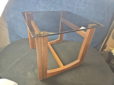 Mesa auxiliar moderna vintage escandinava MCM Mid-Century mesa auxiliar mesa auxiliar Foto 1 de 4