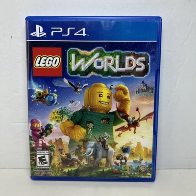 LEGO Worlds PS4 Game Sony PlayStation 4 Open World Sandbox Adventure WB Family - Image 1 of 4