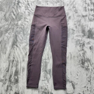 NUEVO Leggings Fabletics Mujer XS/2-4 Gris Cintura Alta Malla Powerhold Capri Yoga Foto 1 de 4