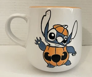 Disney Stitch Orange Kürbis Halloween Kaffee Tee Becher - Bild 1 von 5