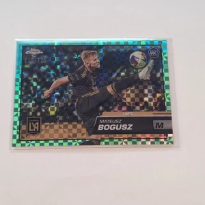 2023 Topps MLS Chrome Mateusz Bogusz Aqua X-fractor /125 #146 LAFC - Picture 1 of 2