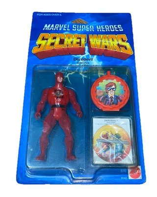 复古 1984 年美泰漫威超级英雄秘密战争胆侠与盾牌 #9140 — 第 1/4 张图片