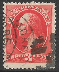 Estados Unidos #214 3c. Edición Washington usada extra fina - Imagen 1 de 2