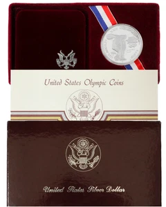 1983 United States Mint Prestige Set Commemorative Dollar Stock Photo  Bx67 S6 - Picture 1 of 4
