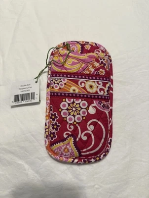 Estuche para gafas dobles Vera Bradley en frambuesa efervescencia retirado nuevo con etiquetas Foto 1 de 4