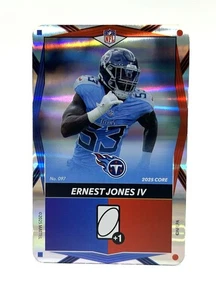Ernest Jones IV #97 Titans 2025 UNO Elite NFL Blue Red Foil - Picture 1 of 2
