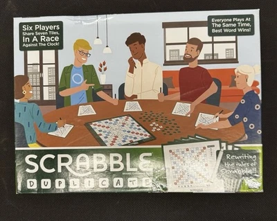 MATTEL Scrabble Duplicate Board Game - Family Word Game, 2020 - Image 1 of 4