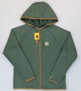 Boy's XL 18/20 Carhartt Force Long Sleeve Full Zip Jacket NEW - Picture 1 of 5