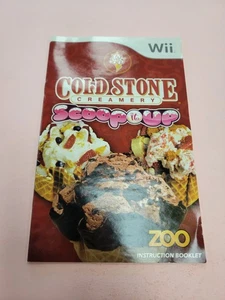Cold Stone Creamery: Scoop It Up | Wii | Manual - Picture 1 of 2