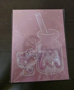 NEU Hello Kitty 50th Anniversary Notizbuch Journal Pink Sparkle Sanrio - Bild 1 von 2