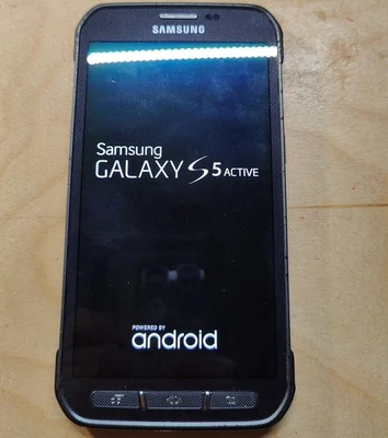 Samsung Galaxy S5 Active 16 GB Camuflaje Verde y Gris Oscuro SM-G870A AT&T Foto 1 de 4