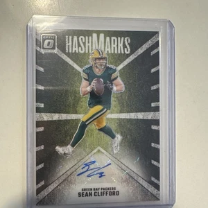 2024 Panini Donruss Optic Sean Clifford Hash Marks Auto #HM-SCD - Bild 1 von 2