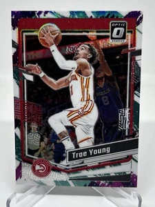 TRAE YOUNG 2023-24 PANINI DONRUSS OPTIC JAZZ PARALLEL SP CASE HIT ATL HAWKS #135 - Bild 1 von 2