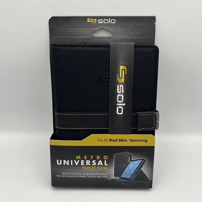 Solo NY Metro Universal Tablet Case Black For All iPad Minis & Samsung 5.5"-8.5" - Image 1 of 2