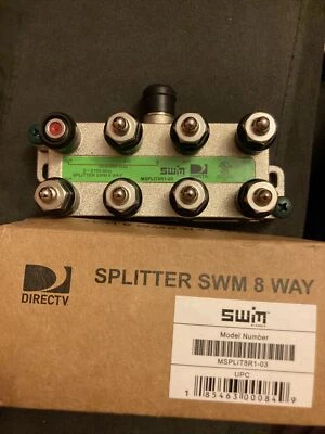 Directv MSPLIT8R 8-Way High Frequency SWM Splitter 2-2150 mhz 8 outputs - Image 1 of 3