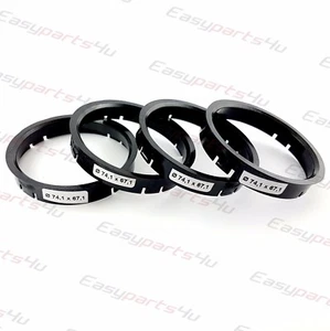 4x Zapfenringe 74,1mm - 67,1mm Umbau Zapfenringe für Alufelgen - Bild 1 von 3