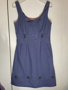 Moulinette Soeurs 10 B 34” W 30” L 36” Lined Sleeveless Scoop Neck Career Wear - Picture 1 of 11