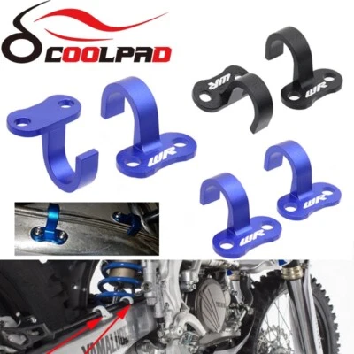 CNC Rear Brake Hose Line Guide Cable Clamp For YAMAHA WR400F WR426F WR450F - Image 1 of 4