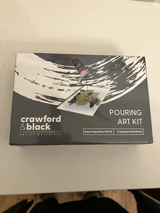 Crawford & Black Paint Pouring Art Kit - Picture 1 of 1