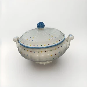 Tiffany & Co. "Carnavale" Taureen con patas pintadas a mano con tapa - Francia RARO - Imagen 1 de 13