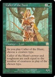 MTG - CALLER OF THE HUNT - Mercadian Masques (R) - Picture 1 of 1