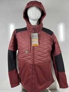 NWT Ariat Rebar Cloud 9 Water Resistant Zone Insulated Maroon Jacket Womens SZ L - Picture 1 of 24
