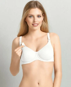 Anita 5036 42F White Basic Unlined 2 Ply U Back Maternity Nursing UW Bra NWT - Picture 1 of 2