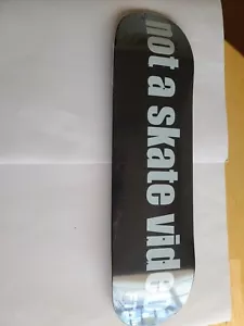 FTP NOT A SKATE VIDEO SKATEBOARD DECK SIZE 8.25 + DVD - Picture 1 of 12