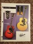 1993 Gibson Guitars Dealer Info Sheet for Custom J-200 & Hummingbird Case Candy