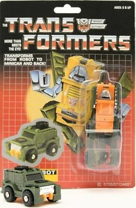 NUOVO minibot autobot Transformers G1 ristampa Brawn nuovissimo con pistola - Foto 1 di 4