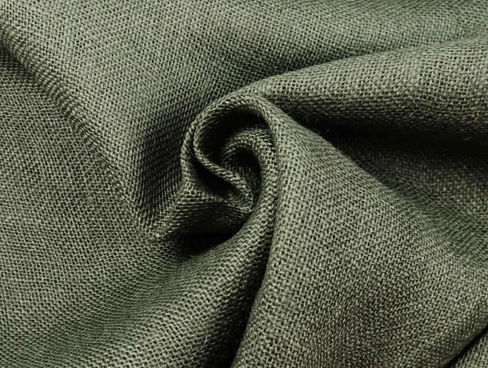 JUTE Stoff fein gewebt Sackleinen Rupfen Dekoration KHAKI EUR 9,98/m - Bild 1 von 1