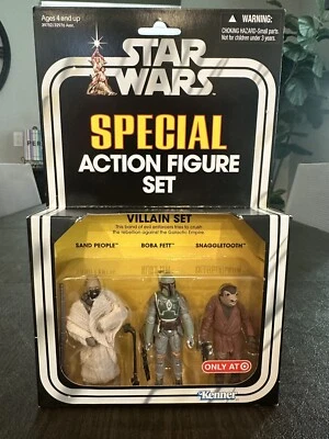 Conjunto de bonecos de ação Star Wars Special "Villain Set" MOC - NOVO NA CAIXA ótimo estado - Imagem 1 de 4