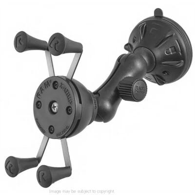 RAM X-Grip Holder Small Twist Lock Suction Cup Mount RAP-B-166-2-UN7 for iPhone - Image 1 of 3