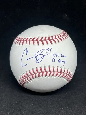 BALTIMORE ORIOLES CORBIN BURNES SIGNED BASEBALL NL CY YOUNG JSA COA AUTOGRAPH - Image 1 of 2