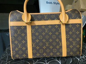 louis vuitton dog face bag